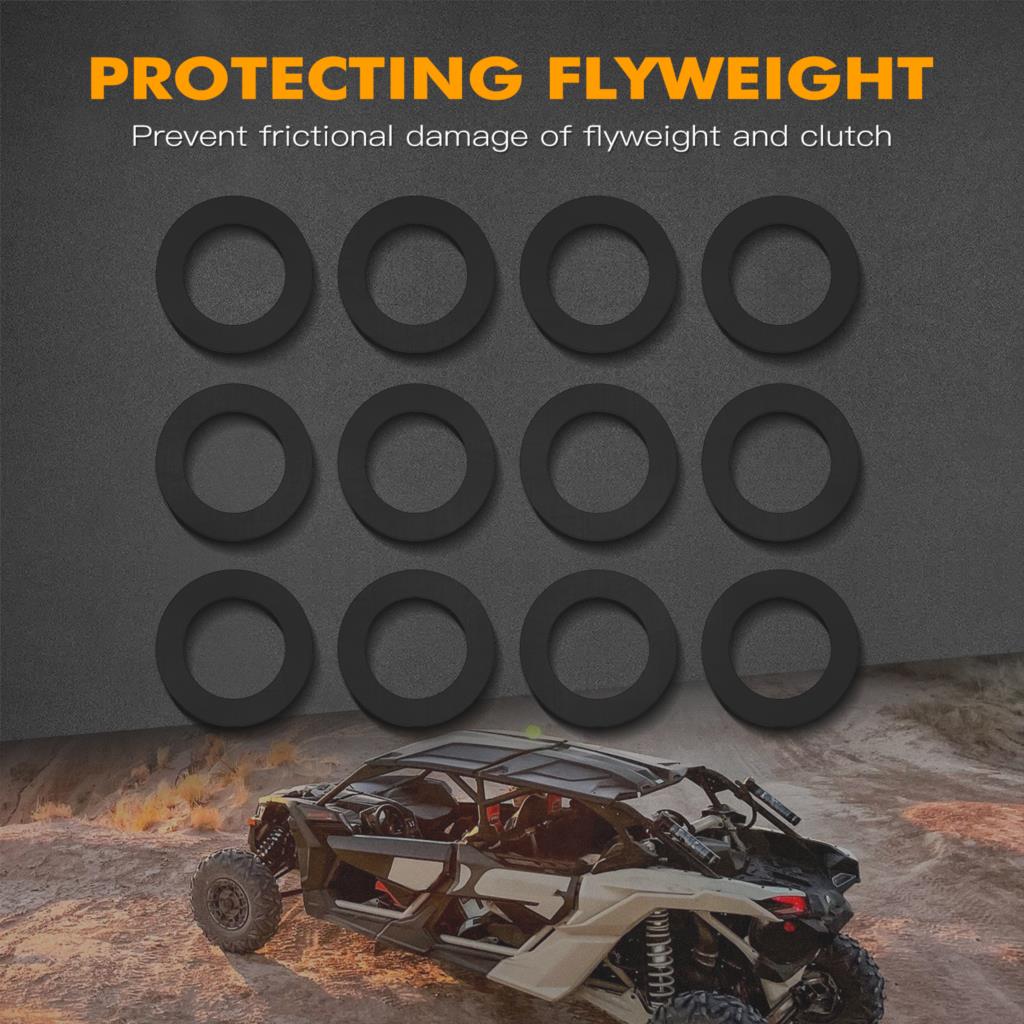 UTV Clutch Weights Gaskets For Can-Am Maverick X3 Max R RR Turbo DPS Sport Trail Commander 1000R 4x4 12PCS Accessories