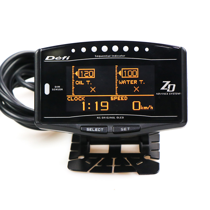 Full Kit Sports Package 10 in 1 BF CR C2 DeFI Advance ZD Link Meter Digital Auto Gauge With Electronic Sensors