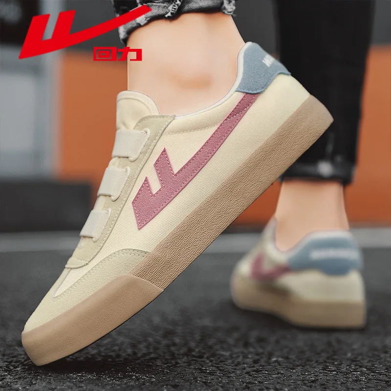 TaoBo Original Warrior Slip On Style Canvas Shoes for Women Men Size 34-44 Youth Girls Outdoor Trainers Female Ladies Thick Sole