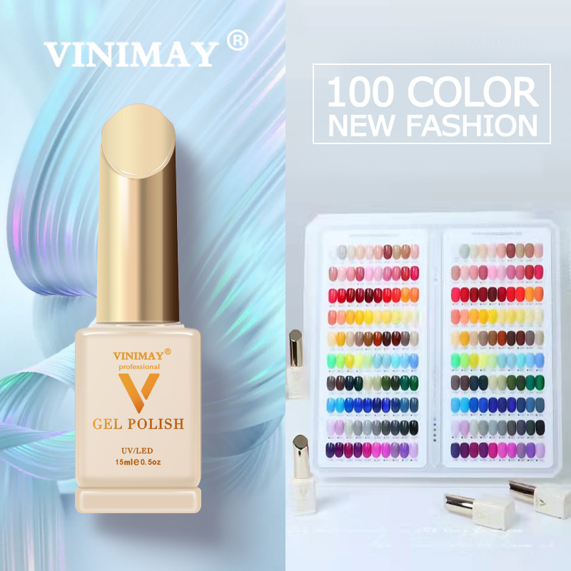 VINIMAY 100 Colors Gel Nail Polish Nail UV Gel Varnish Soak Off Gelpolish Gel Varnish Nail Art Lacque Primer 15ML