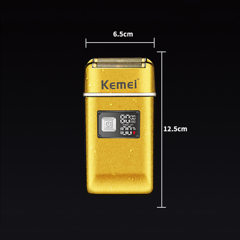 Kemei Tx8 Metal Housing Rechargeable Electric Shaver For Men Hair Beard Electric Razor Bald Head Shaving Machine Professional