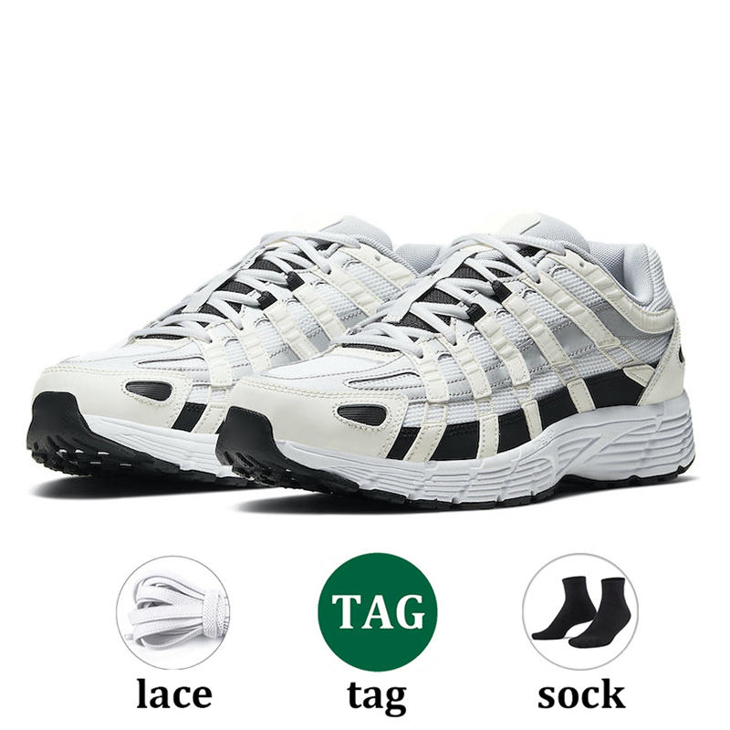 Designer Running Shoes for Men Women Sneakers P6000 Triple Black White Khaki Wolf Grey Metallic Sier Racer Blue Womens Outdoor Sport Trainers 36-45