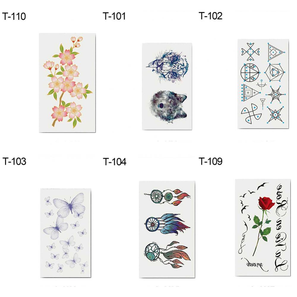 Unisex Long Lasting Cool Temporary Tattoo Sticker Waterproof Arm Body Transfer Sticker