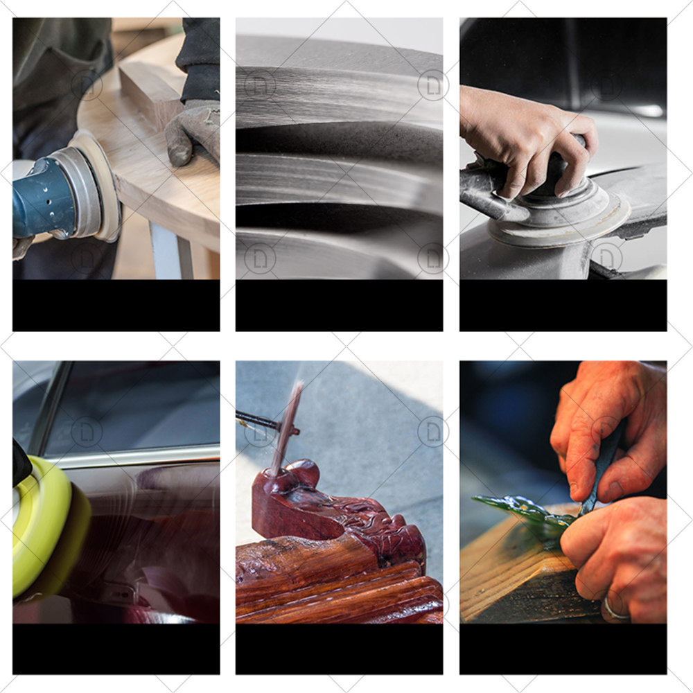 5 Inch Sand Paper Sanding Discs 60-5000 Grits Round Flocking Sandpaper Sanding Grinder Polishing Automotive Wood Orbital Sander