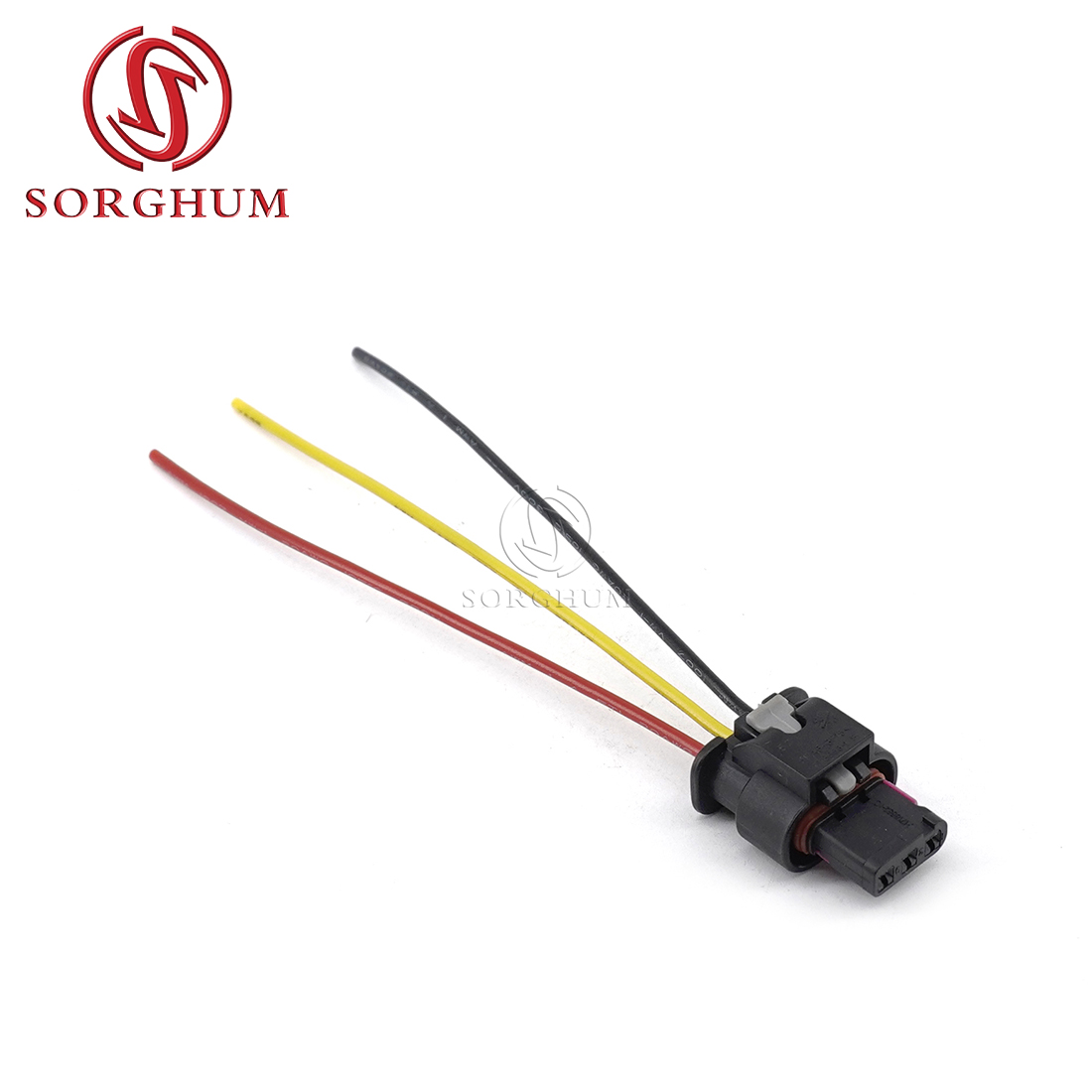 SORGHUM 4F0973703 3C0973203 3 Pins Parking Sensor Plug Connector Cable For VW Passat Golf Audi Seat Skoda 4F0973703A PDC Wire