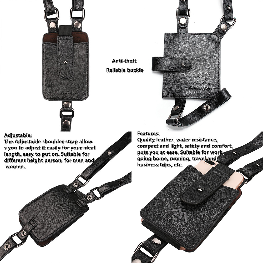 Anti-Theft Hidden Underarm Strap Wallet Motorcycle Pocket Holster Phone Shoulder Holster Bag Leisure Double Shoulder Pouch