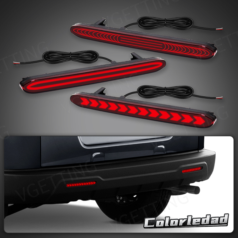 LED Rear Bumper Reflector For Honda Accord CR-V Acura TSX Element Turn Signal Warning Lights Car Parts Fog Brake Lamp