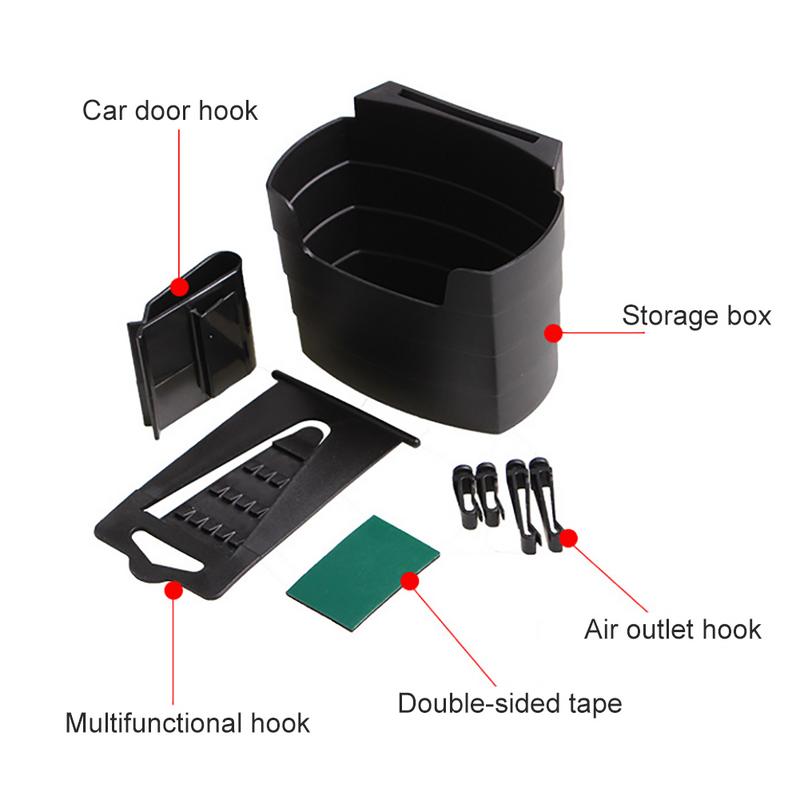 Car Cup Holder Storage Box Universal Car Storage Bucket Food Drink Cup Holder Key Phone Storage Box Organizer Car Accessories