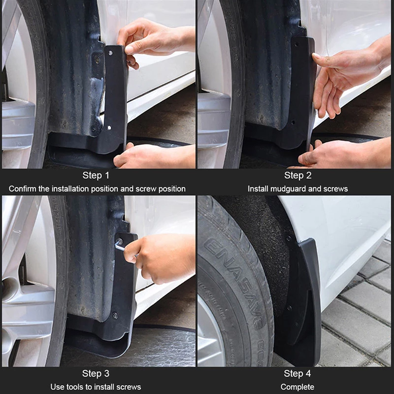 2x for Ford Edge 2.0T 3.5T 2007 2008 2009 2010 2011 2012 2013 2014 Mud Flaps Splash Guards Flap Mudguards Fender Car Accessories