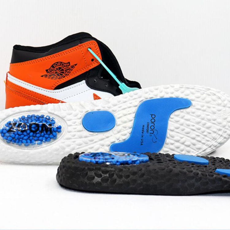 shoe parts accessories sport shoe insole men women basketball run and soccer shock absorption breathable insole size 35-46