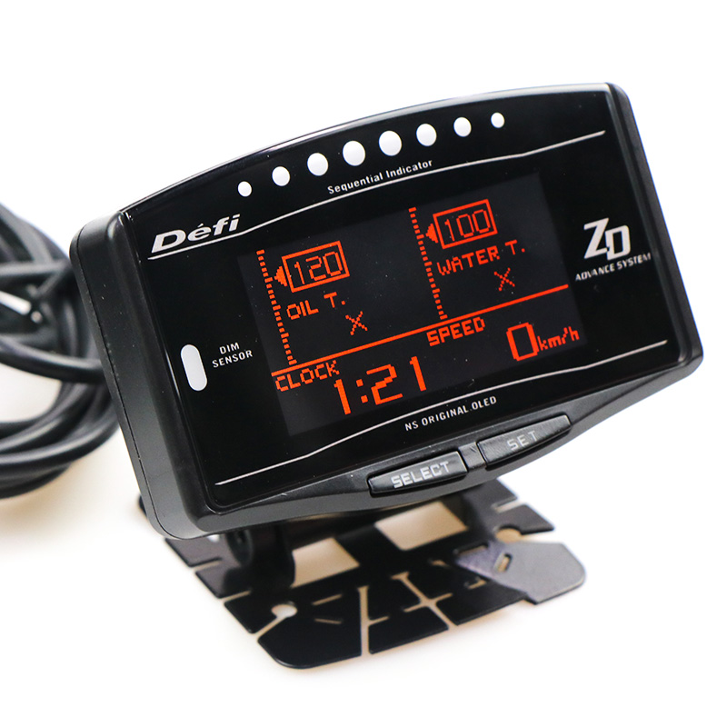 Full Kit Sports Package 10 in 1 BF CR C2 DeFI Advance ZD Link Meter Digital Auto Gauge With Electronic Sensors