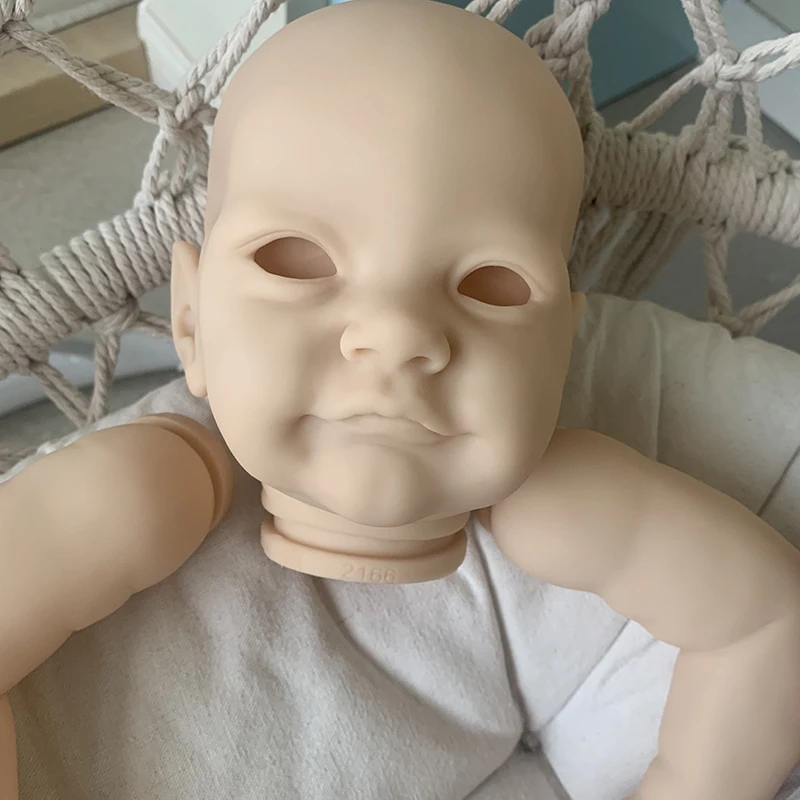 DIY 23inch Reborn Kit Tobiah Original Size Doll with COA Reborn Doll Kit Lifesize Baby Unfinished Doll Parts