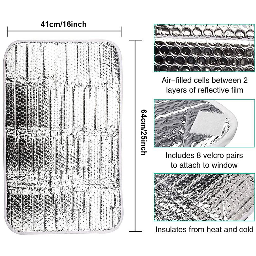 RV Sunshade Covers Door Window Sun Shield Cover for Motorhome Camper Caravan Windshield Reflective Protect Shade