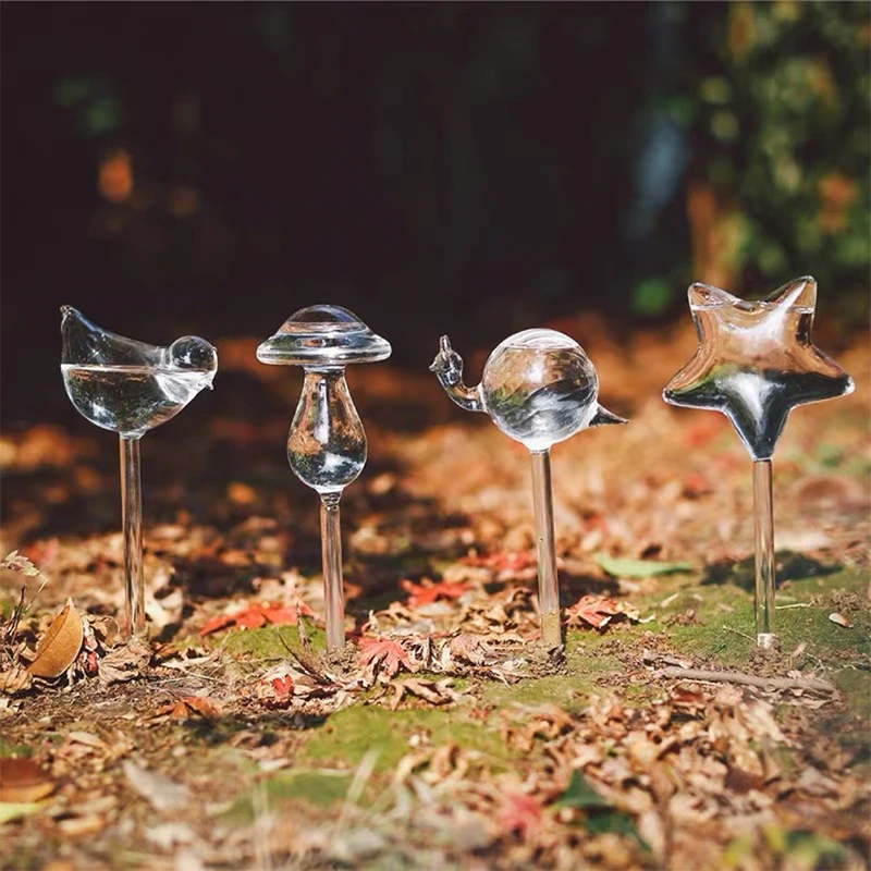 1Pcs Automatic Watering Globe 2025 Plant Flower Water Bulbs Animal Shape Glass Home new Decor Garden Watering System Self Watering Device