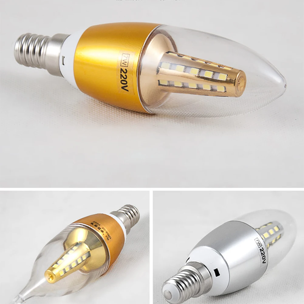 E14 LED Corn Bulb Light Energy Saving Lamp 7W LED Candle Bulbs Spotlight Bombilla Lampara Chandelier For Home Decor