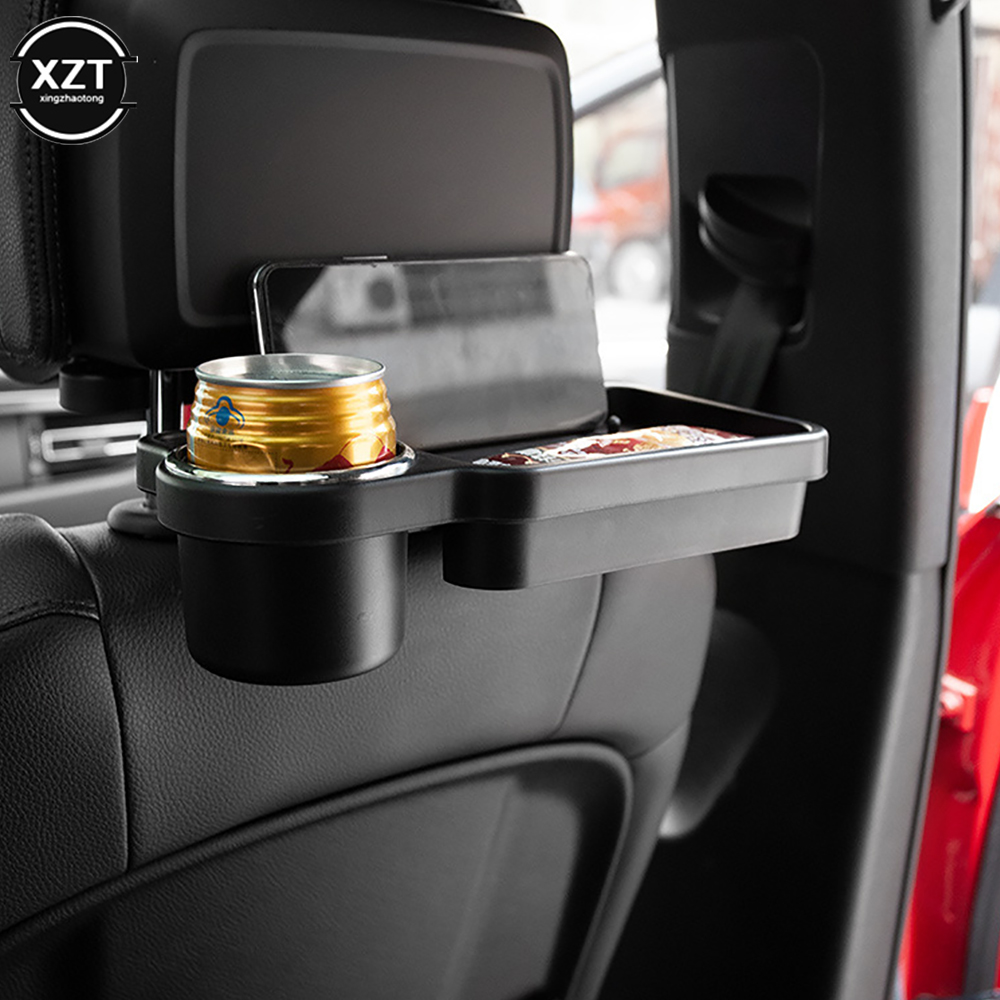 Car Drink Tray Holder Universal Car Rear Back Seat Food Holder Phone Tray Table Cup Drink Stand Desk
