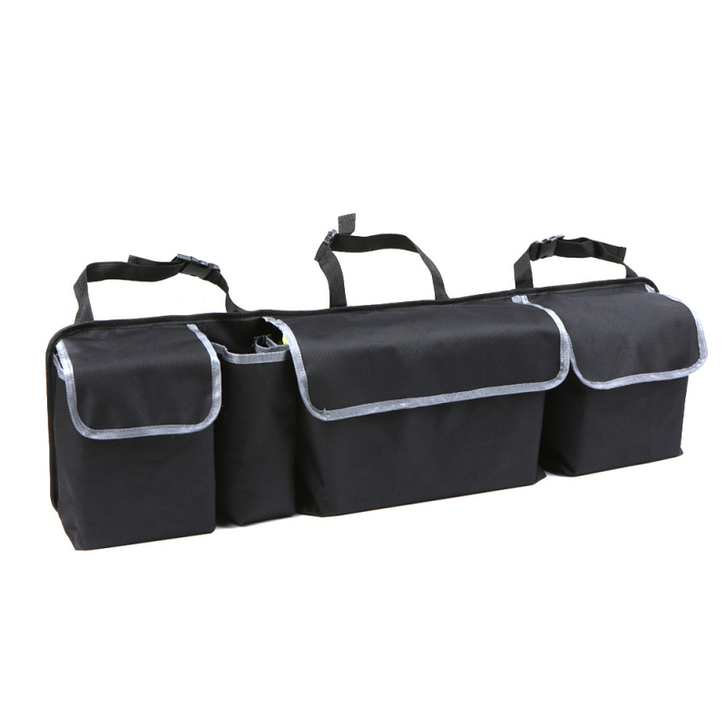 1/2PCS Universal Car Rear Seat Hanging Storage Bag Auto Waterproof Storage High Capacity Pocket Shape Seat Back Organizers Trunk