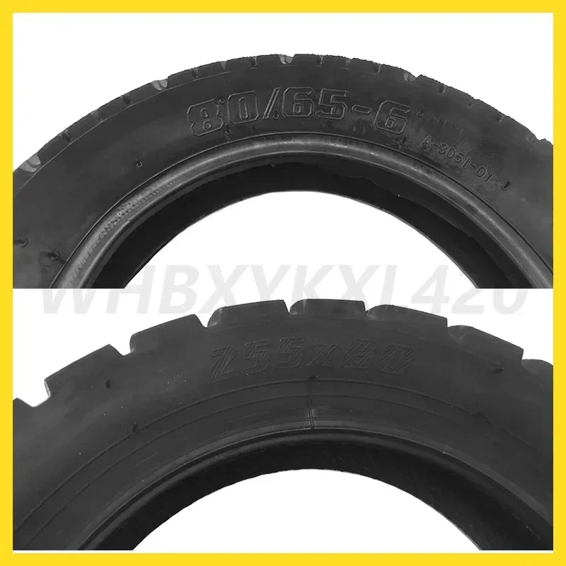Inch Tire 10X3.0 80/65-6 255X80 for Kaabo Mantis 10 Zero KUGOO Electric Scooter Front or Rear Wheel Tyre Accessories Parts
