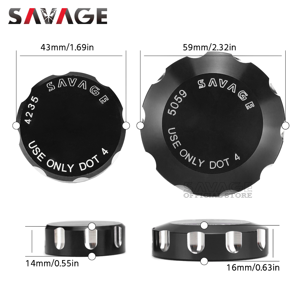 Front Rear Brake Fluid Reservoir Caps For YAMAHA MT09 MT-09/SP Tracer 900/9/GT YZF R7 R9 Motorcycle Brake Master Cylinder Cover