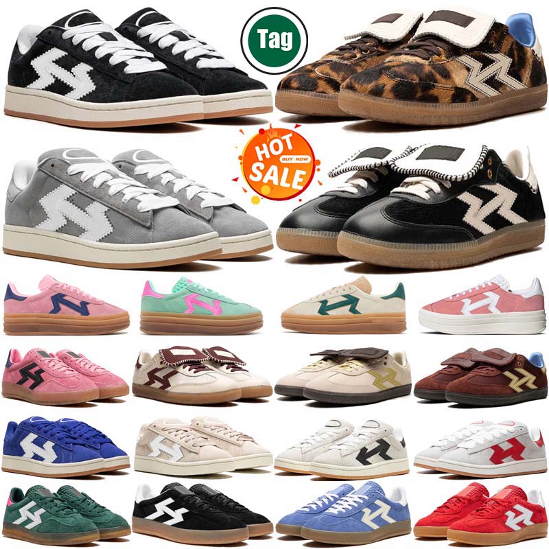 Designer platform running shoes sneakers for mens womens outdoor Silver Metallic Pony Leopard Pink Glow Gum pink Velvet indoor rose trainers top
