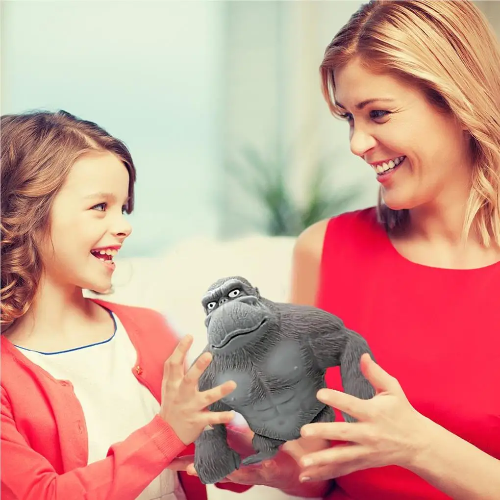 Monkey 2025 Doll new Craftsmanship Kids Accompany Latex Toys Jungle Style Multicolored Gorilla Toy Animal Figurines Anime Figure