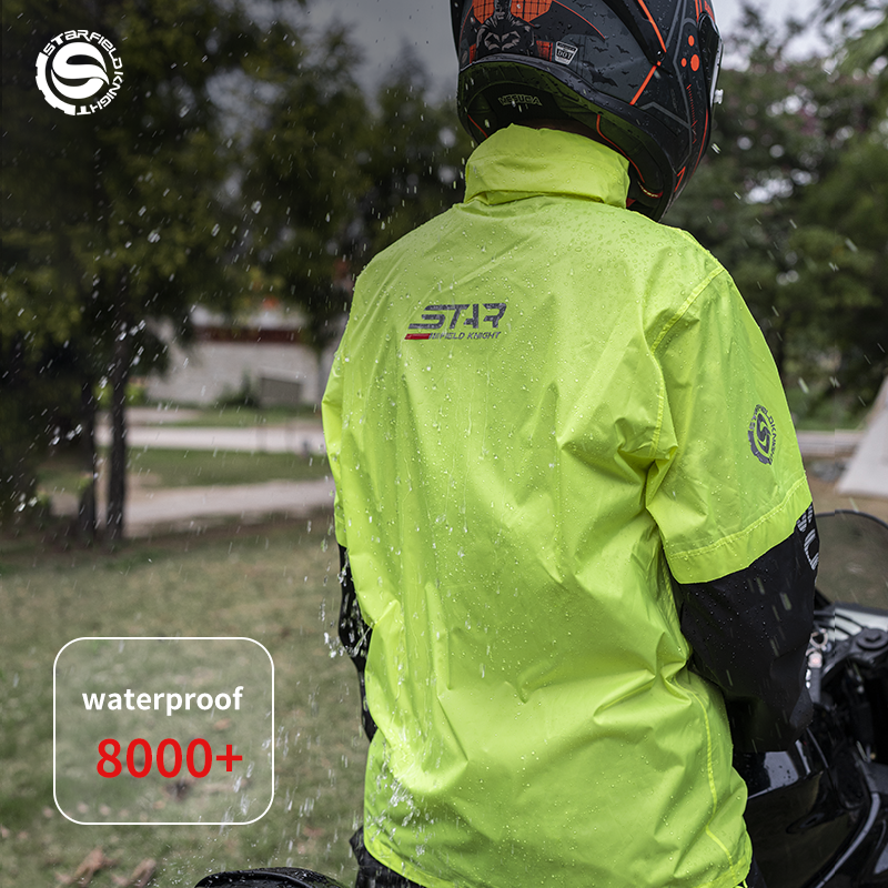 Chubasquero 3 en 1 para motocicleta, pantalones, cubierta de zapatos, chaquetas de lluvia impermeables para motocicleta, protector de cuerpo completo,
