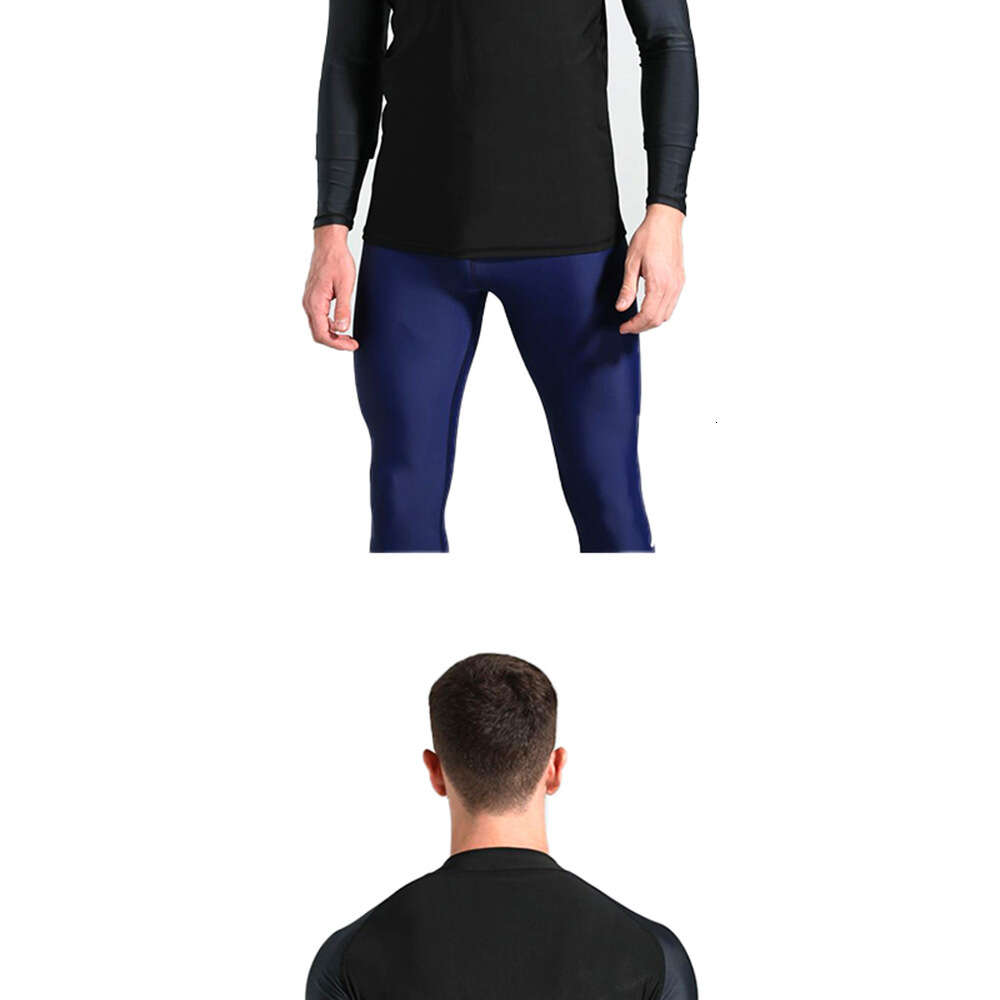 Diving suit for men, professional surfing, swimming, sun protection, swimsuit, quick drying suit, sports, cycling, and running top H521-49