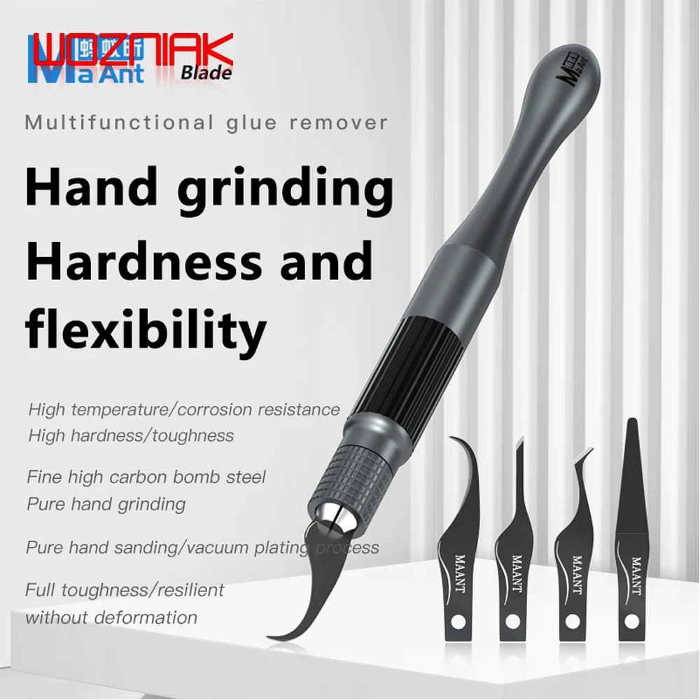 Maant 2025 MY-102 Blade Set BGA Maintenance Knife For iPhone CPU NAND new CHIP IC Remove Glue Disassemble Rework Blade Knife Tools Kit