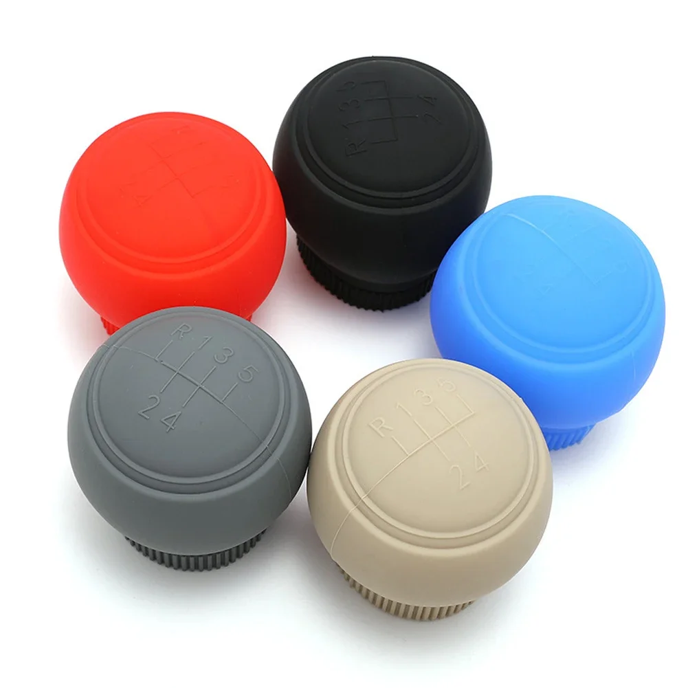 For VW Golf Bora Jetta Passat Silicone 5/6 Gear Head Protective Case Shift Gear Knob Cover Stick Lever Shell Skin Universal