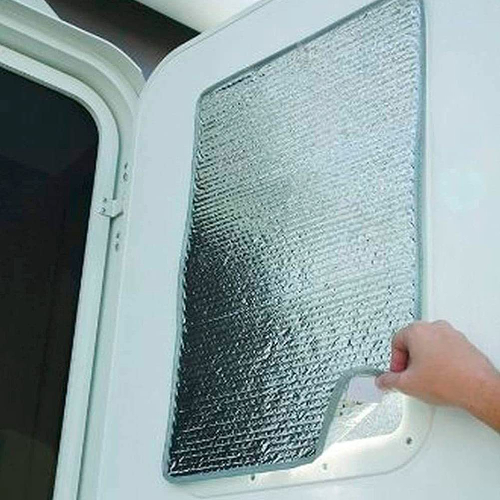 RV Sunshade Covers Door Window Sun Shield Cover for Motorhome Camper Caravan Windshield Reflective Protect Shade