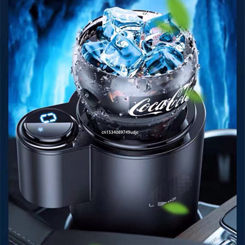 Upgraded Car Heating Cooling Cup 2-in-1 Car Office Home Driving Cup Warmer Cooler Smart Mug Holder Tumbler Car Accessories
