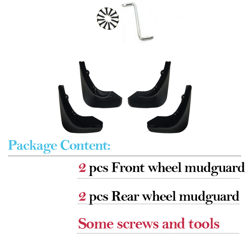 4pcs Mudflaps For MG 3 MG3 2011 ~ 2017 Mudguards Fender Mud Flap Guard Splash Mudguard Auto Styline Front Rear Car Accessories