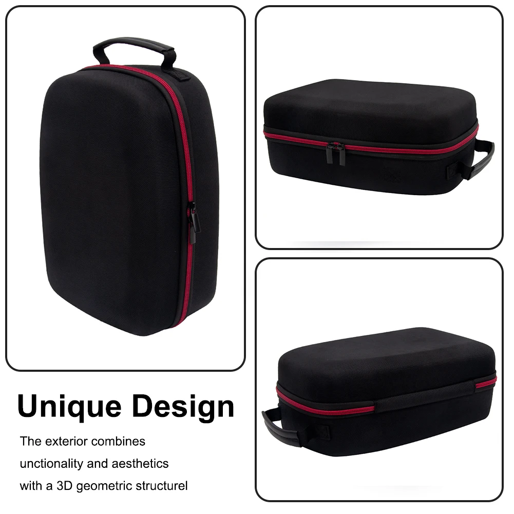 Bag Portable Storage for Quest 3 Case EVA Hard Carrying Case Lens Cover for Meta Quest 3 Headset for Meta Quest 3 VR Accessories smile