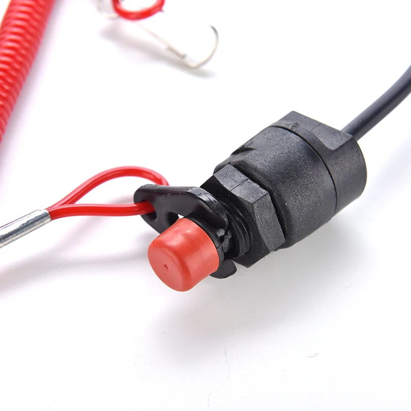 Outboard Engine Motor Scooter ATV Kill Stop Switch Safety Tether Cord Lanyard High Quality And Brand New On Sales Now