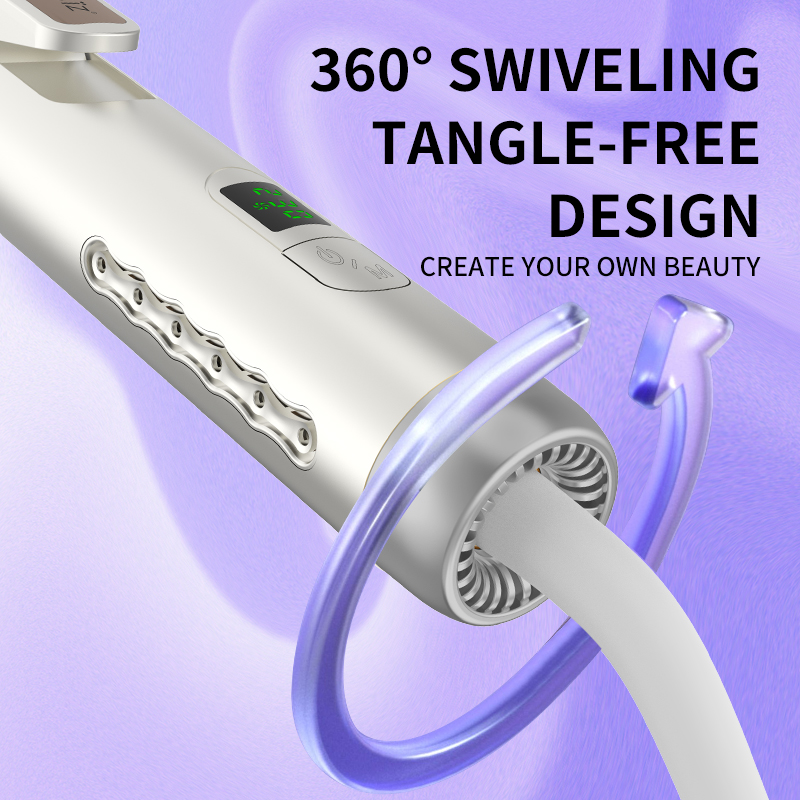 MKJS hair curlers iron 3D floating panel effectively avoid overheat damage hair curler & straightener