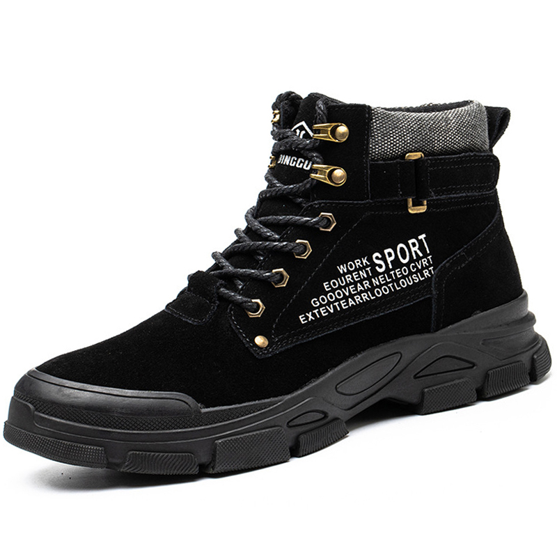 Quality High Men & Indestructible Footwear Mens New Safety Puncture-Proof Work Boots Protective Shoes da63 s