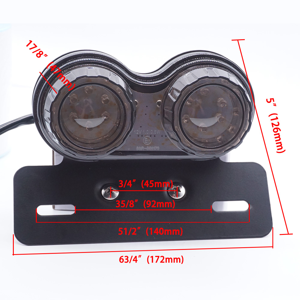 Universal Motorcycle Led Taillight Motorbike Rear Stop Brake For Motorcycle Indicators Hornet 600 Accessories Mbk Booster