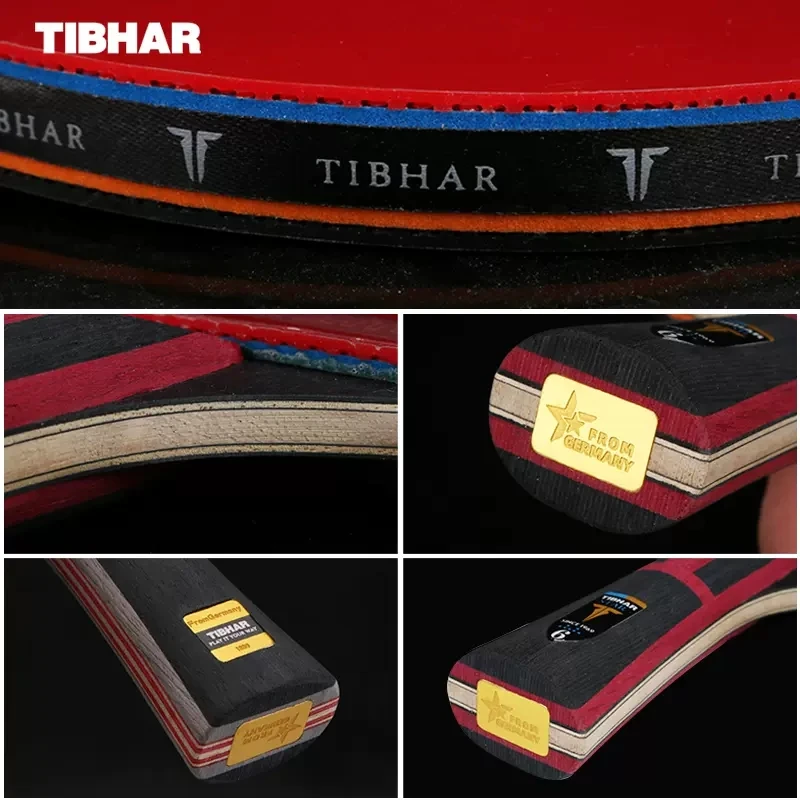 TIBHAR New Designed Professional Table Tennis Racket Ping Pong Paddle High Quality Pingpong Bat 6/7/8/9 Stars With Bag