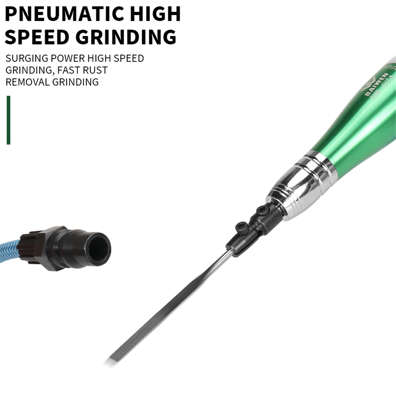 1/8'' Ultrasonic Micro 2025 Pneumatic Air Pencil Die Grinder Reciprocating new Grinding File for Polishing and Deburring