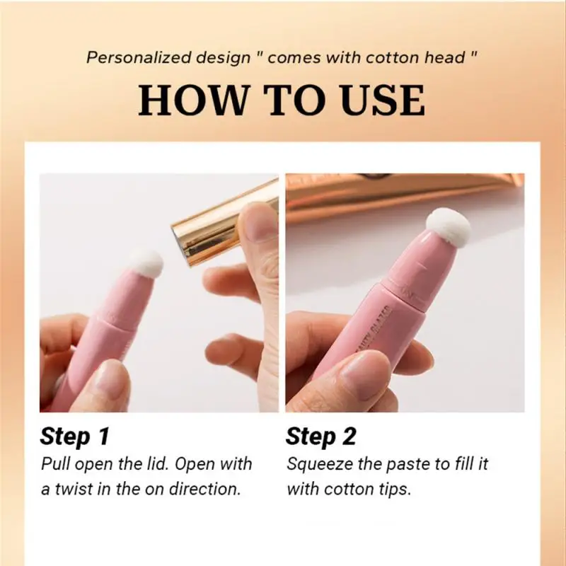 BEAUTY GLAZED Liquid Blush Velvet Matte Natural Cream Multi-use Cheek Eye Tint Peach Blush Applicator Makeup Cosmetic 2023