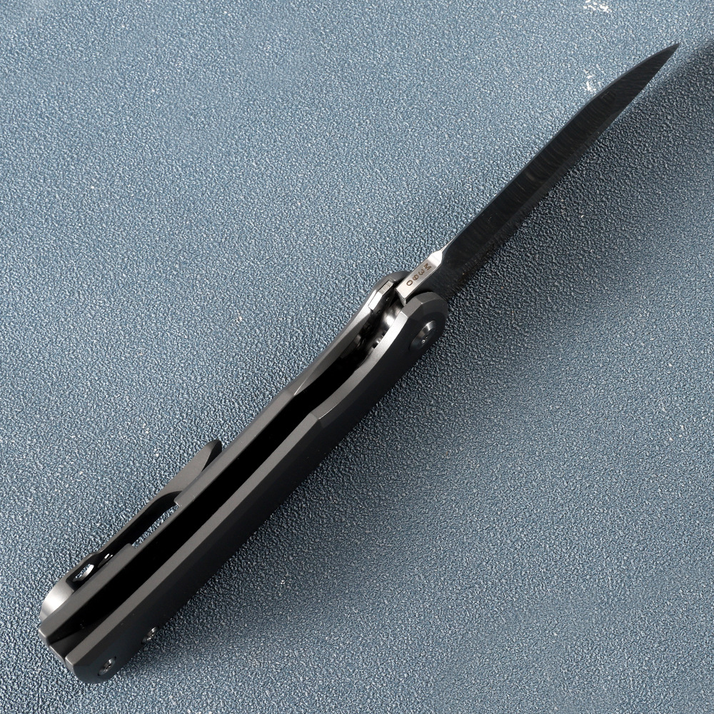 High End Flipper Folding Knife M390 Satin Blade CNC TC4 Titanium Alloy Handle Ball Bearing EDC Pocket Folder Knives Outdoor Camping Tools