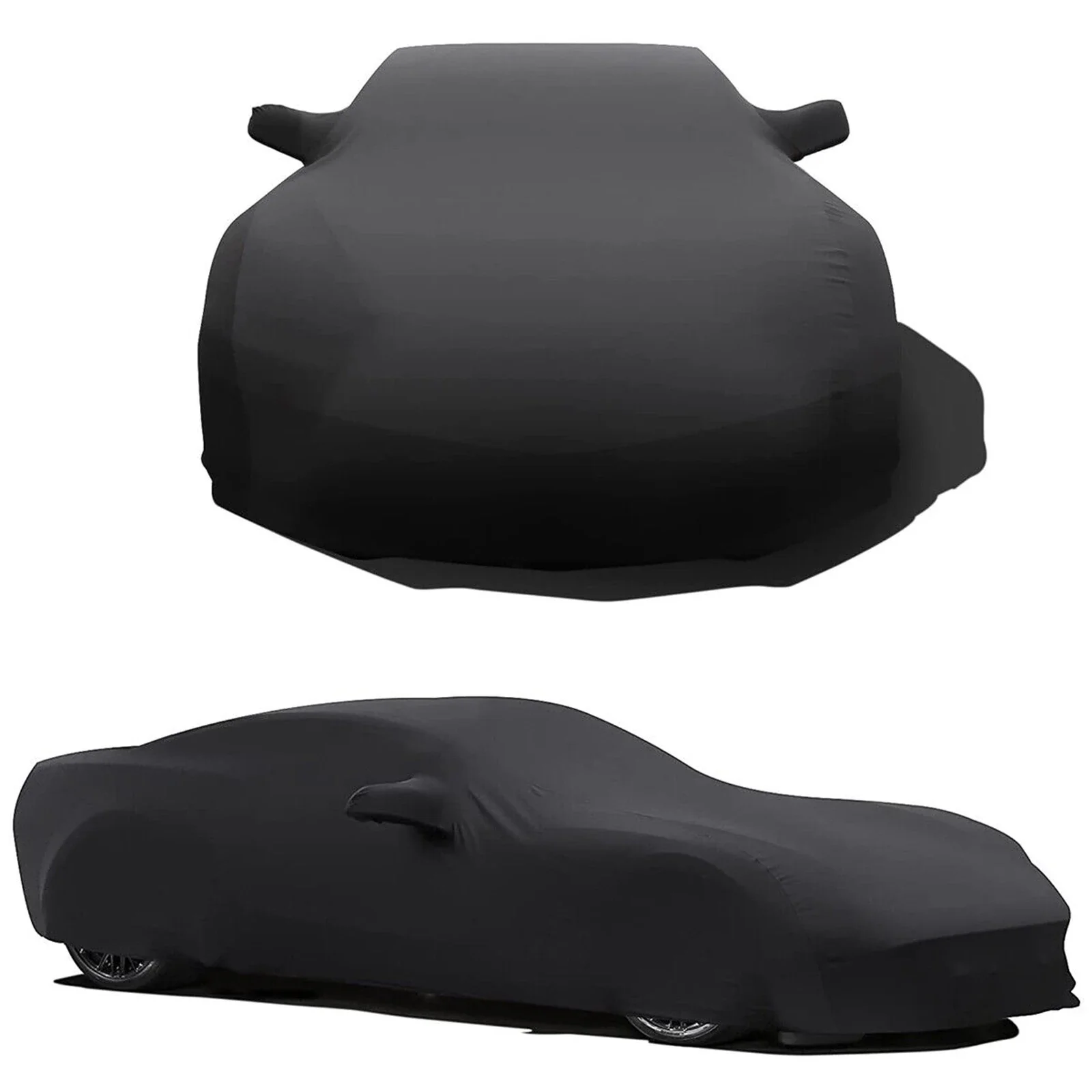 For Chevrolet Corvette C8 2020-2022 Stingray Indoor Full Car Cover Satin Dust UV Proof Scratch Stretch Black Grey Red