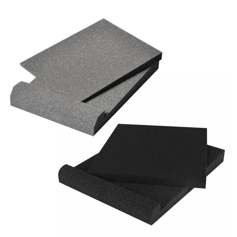 2pcs/1set Studio Monitor Isolation Pads High Density Acoustic Foam For Most Speaker Stand Piano Room Sound Reinforcement Cushion