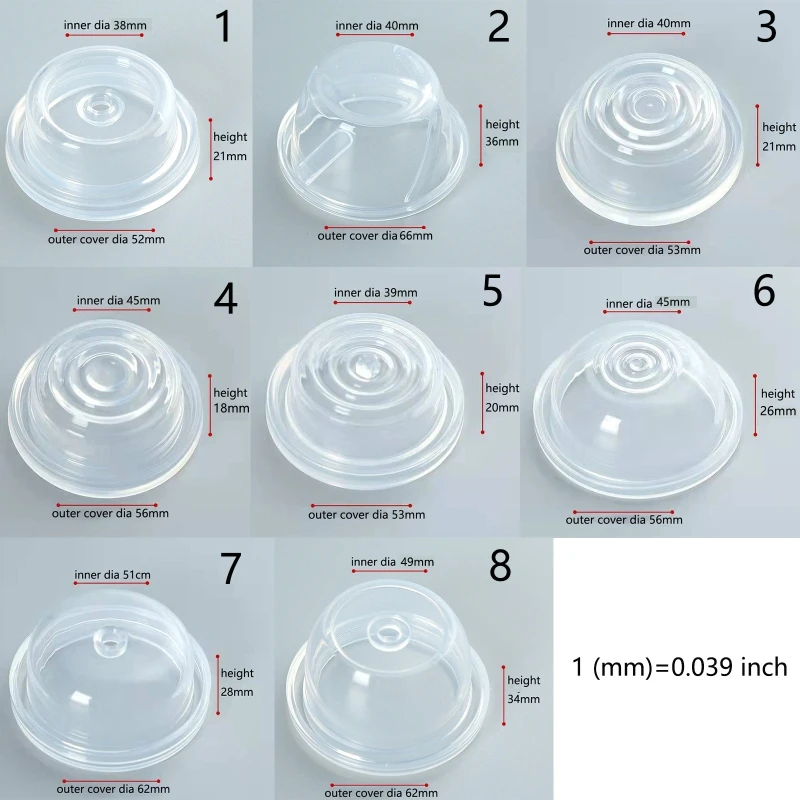 Silicone Membrane Breast Pump new Feeding Pump Accessories & Part Electric Breast Pump Diaphragm 2025 Leakproof Durable Accs