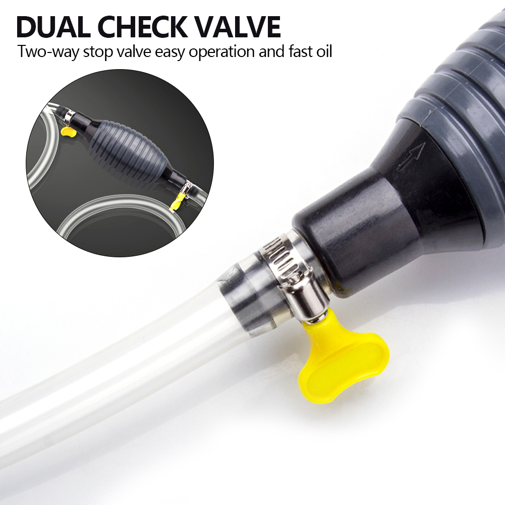 New Update Universal Car Portable Manual Fuel Pump Transfer Hand Primer for Gas Gasoline Manual Oil Pump Self-priming Large Flow