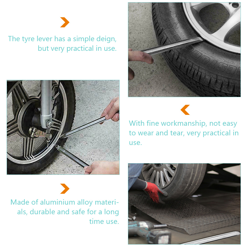 Pry Tool Bike Tire Tool Bike Tire Changing Tool Disassemble Bike Tire Pry Bar Aluminum Alloy Tire Lever Bike Tire Repair Tool