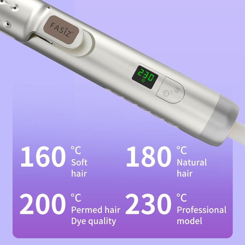 MKJS hair curlers iron 3D floating panel effectively avoid overheat damage hair curler & straightener