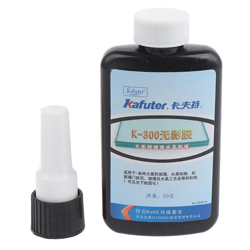 50ml Uv Glue Uv Curing Glue K-300 Transparent Crystal And Glass Glue With Uv Flashlight