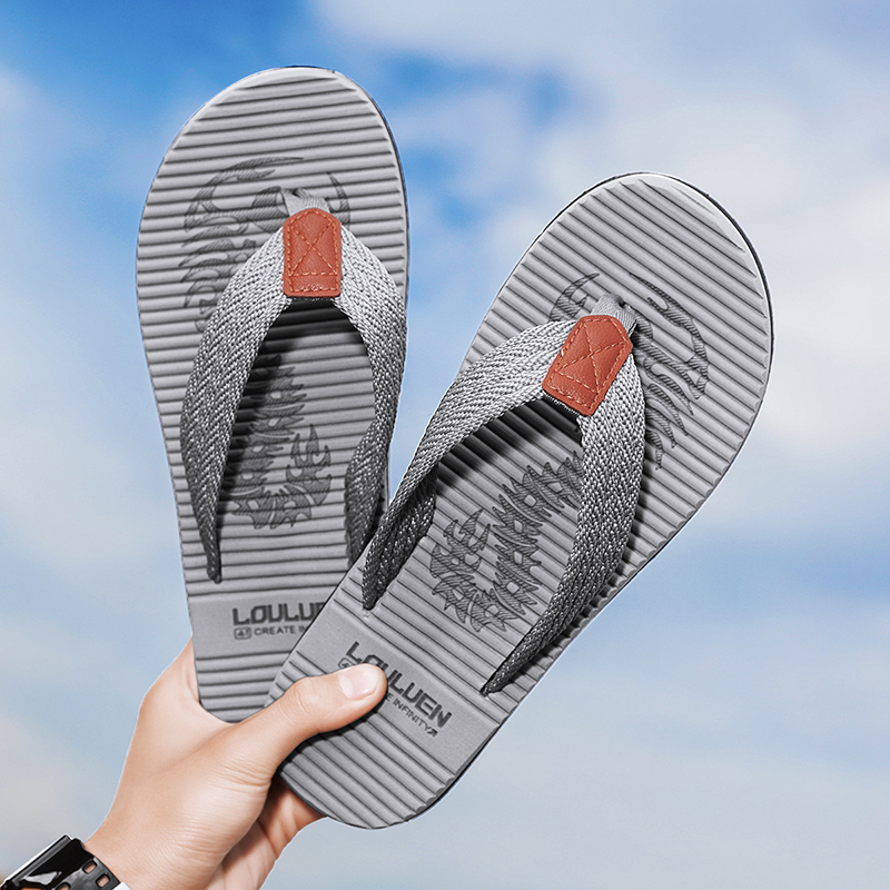 Men Flip Flops Outdoor Summer Beach Flip Flops Men High Quality Brand Fashion Casual Trend Hot Sale Summer Men Slippers Beach