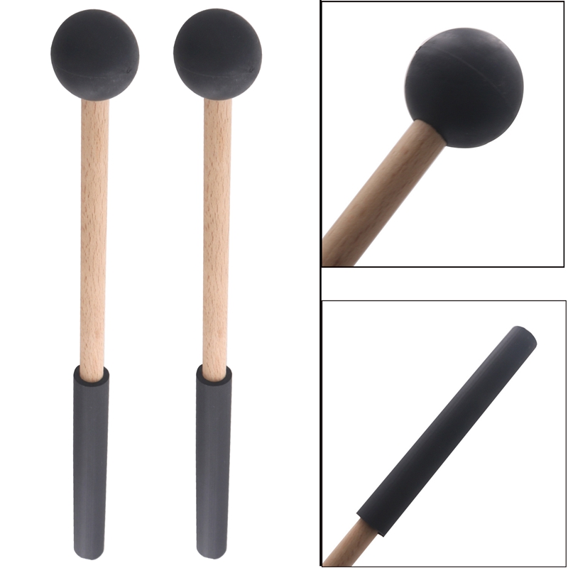 1 Pair Tongue Drum Mallets Soft Rubber Head Drum Mallets Sticks For Drums Tongue Drums And Keyboard Percussion